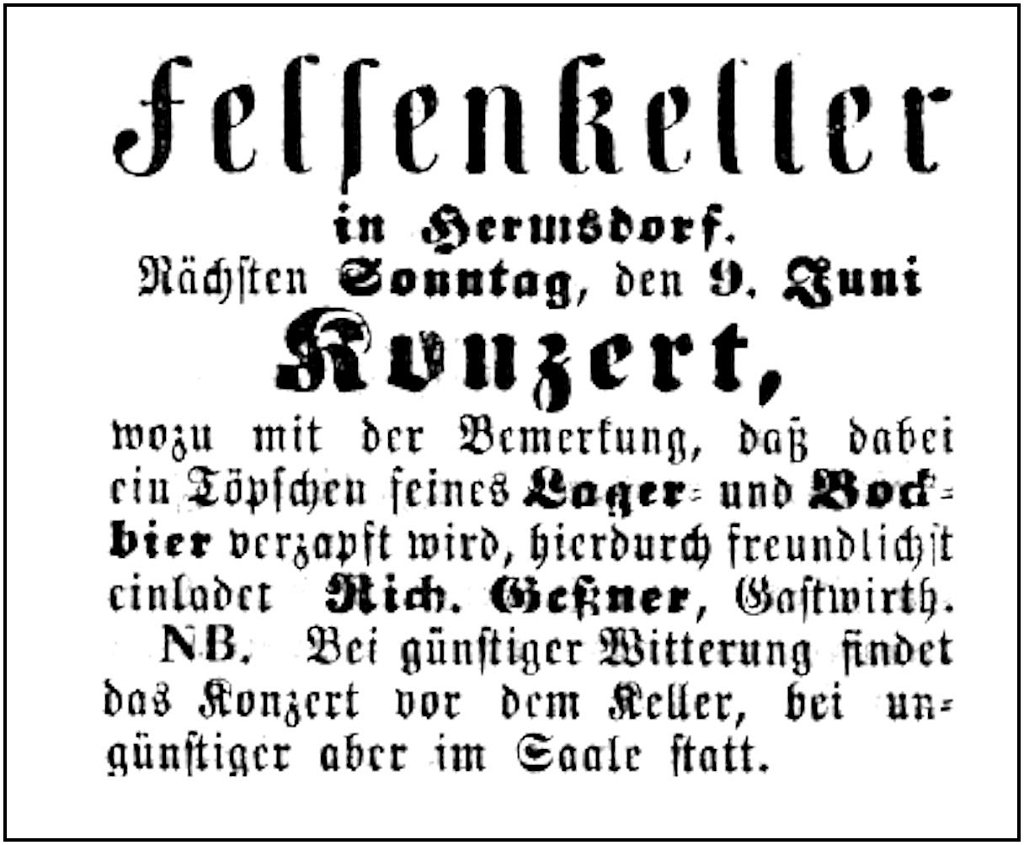 1872-06-09 Hdf Zum Schwarzen Baer Felsenkeller